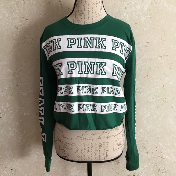 NWT Pink VS Crop Tee - Picture 3 of 8